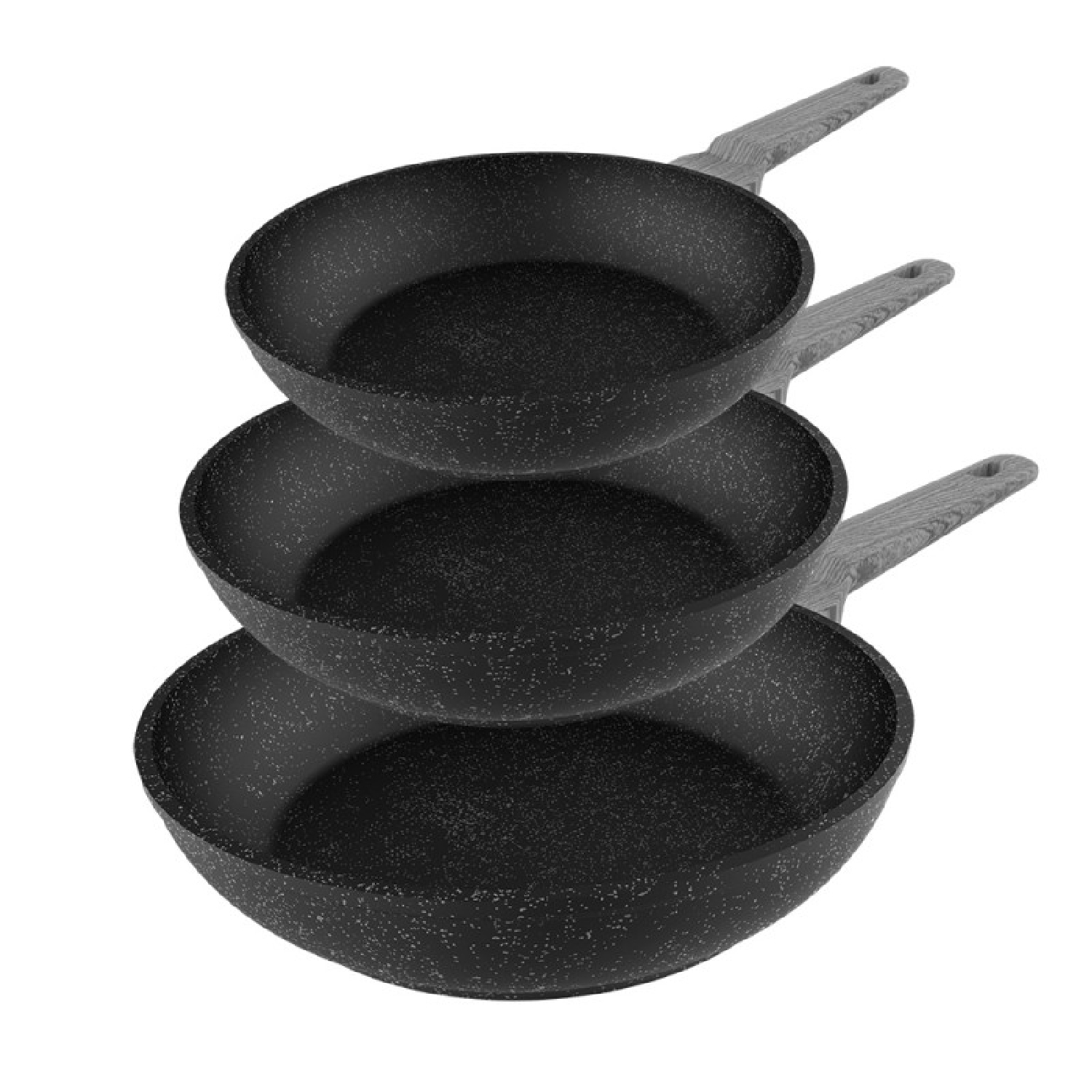 Polka Exclusive 18-22-26 Bucket Set Wood&Rock