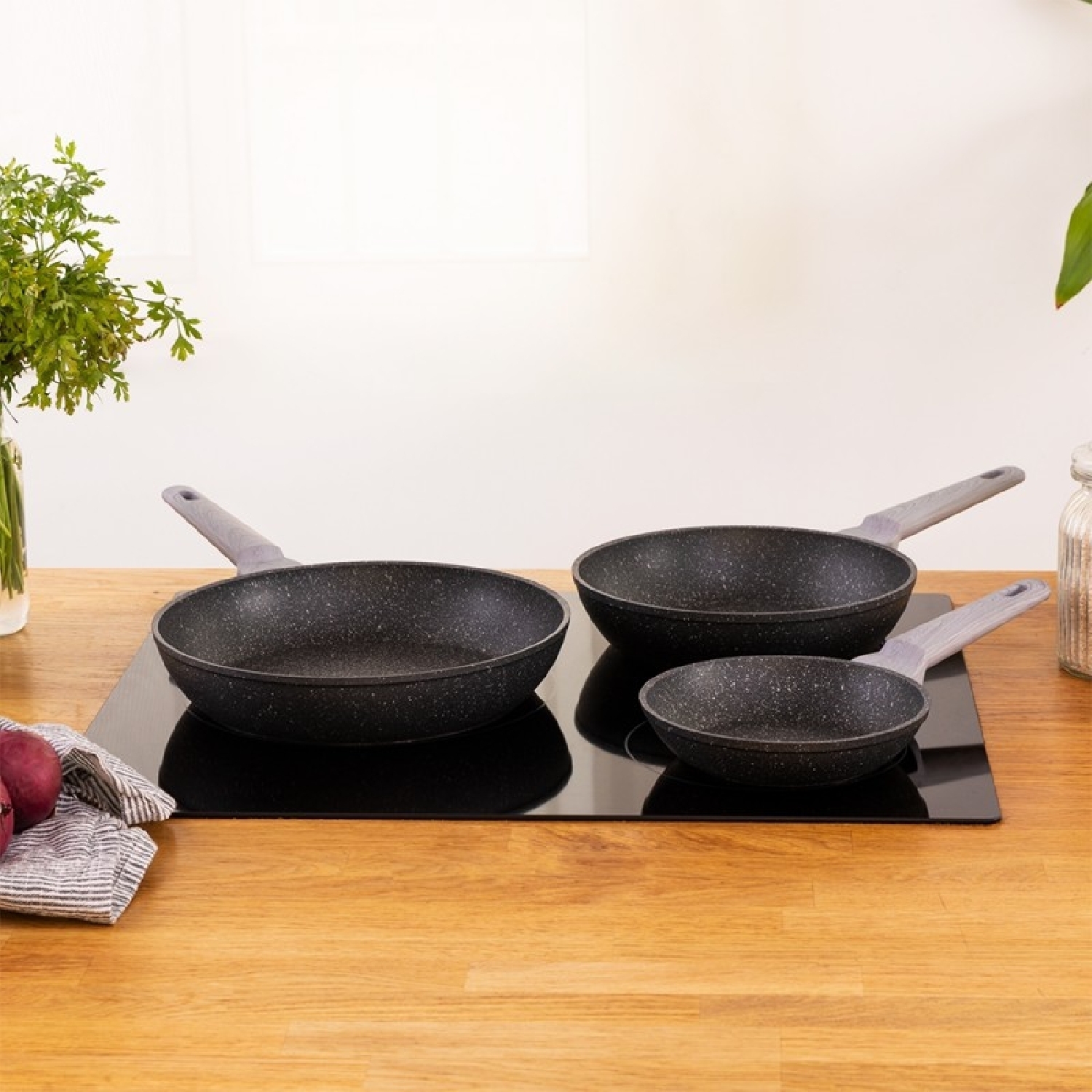 Polka Exclusive 18-22-26 Bucket Set Wood&Rock - Image 2